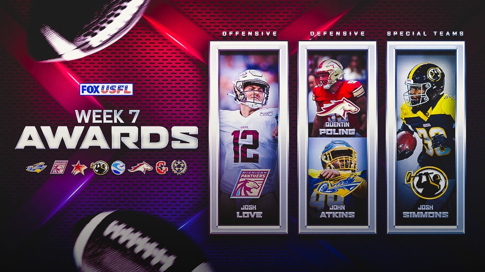 USFL Players of the Week: Josh Love, Josh Simmons earn Week 7 honors