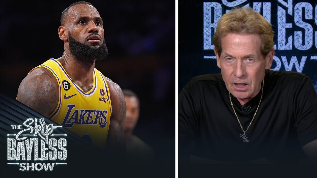 "How does LeBron keep getting away with this childish excuse-making?" — Skip on LeBron getting swept